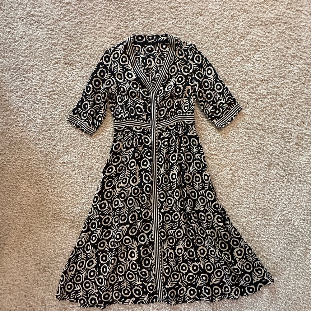 Black and White Patterned Dress - Sea New York, size 2